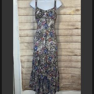Free People Womens Multi Color Sleeveless Hi Lo Dress Size 4